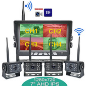 DIYKIT 1280x720 juhtmevaba 7-tolline AHD IPS DVR monitor Öönägemine tagurpidi varukoopia salvestaja Wifi kaamera bussiauto veokile