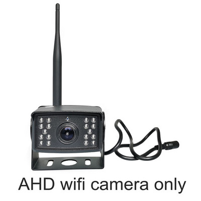 DIYKIT 1280x720 Безжичен 7-инчов AHD IPS DVR Монитор Нощно виждане Реверсивно резервно записващо устройство Wifi Камера за автобус, кола, камион