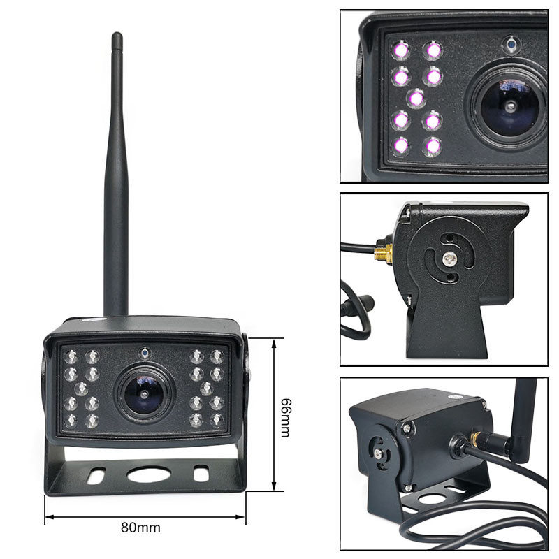 DIYKIT 1280x720 juhtmevaba 7-tolline AHD IPS DVR monitor Öönägemine tagurpidi varukoopia salvestaja Wifi kaamera bussiauto veokile