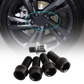 1 комплект Болтове за заключване на колелата против кражба Винтове Гайки Модифицирана част 1K0698137A за VW Golf4/MK4/Passat-B5 1998-2005 Инструменти за ремонт на гуми