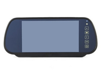 Система за паркиране на заден ход. 7-инчов TFT LCD екран Монитор за кола Огледало за обратно виждане + Камера за обратно виждане за нощно виждане по избор