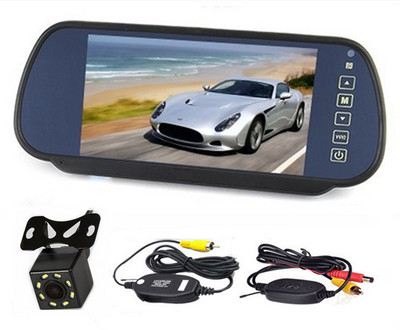 Σύστημα όπισθεν στάθμευσης. Οθόνη TFT LCD 7 ιντσών Οθόνη αυτοκινήτου οπισθοπορείας + κάμερα οπισθοπορείας νυχτερινής όρασης προαιρετική
