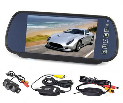 Σύστημα όπισθεν στάθμευσης. Οθόνη TFT LCD 7 ιντσών Οθόνη αυτοκινήτου οπισθοπορείας + κάμερα οπισθοπορείας νυχτερινής όρασης προαιρετική