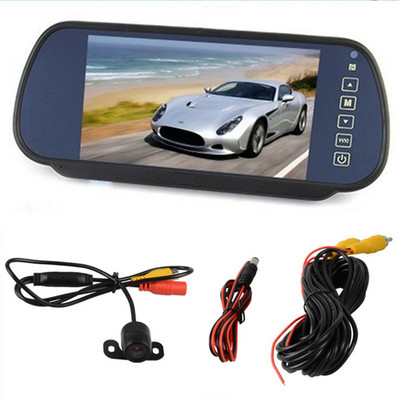 Σύστημα όπισθεν στάθμευσης. Οθόνη TFT LCD 7 ιντσών Οθόνη αυτοκινήτου οπισθοπορείας + κάμερα οπισθοπορείας νυχτερινής όρασης προαιρετική