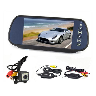 Σύστημα όπισθεν στάθμευσης. Οθόνη TFT LCD 7 ιντσών Οθόνη αυτοκινήτου οπισθοπορείας + κάμερα οπισθοπορείας νυχτερινής όρασης προαιρετική