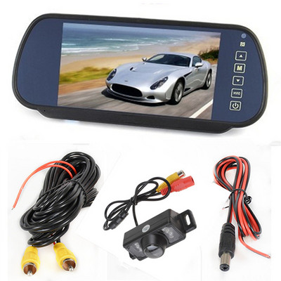Σύστημα όπισθεν στάθμευσης. Οθόνη TFT LCD 7 ιντσών Οθόνη αυτοκινήτου οπισθοπορείας + κάμερα οπισθοπορείας νυχτερινής όρασης προαιρετική