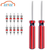 Εργαλείο αφαίρεσης πυρήνα βαλβίδας ελαστικών αυτοκινήτου με λαβή 2 τεμαχίων Εργαλεία επισκευής ελαστικών μονής κεφαλής με πυρήνες βαλβίδας 10 τεμαχίων - Εργαλείο βαλβίδας Schrader