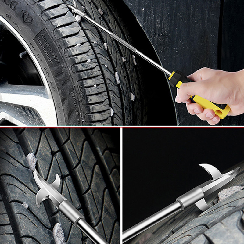 Universal Tire Cleaning Hook Κατσαβίδι Αξεσουάρ ελαστικών αυτοκινήτου Stone Cleaner Stone Remover Εργαλείο καθαρισμού ελαστικών Εργαλεία επισκευής ελαστικών