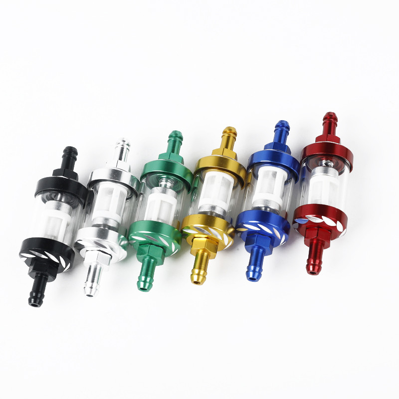 Motociklų dujų kuro benzino alyvos filtras automobilio keitimas kuro filtro keitimo atskirtuvas dviračių motociklams priedams keturračiams nešvarumams