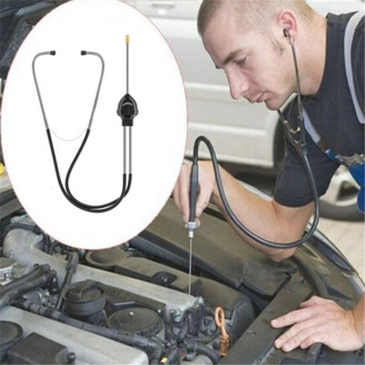 Automobilio cilindro stetoskopo variklio bloko diagnostikos įrankis, automatinis cilindras, automobilių variklis, klausos įrankiai, profesionalūs automobilių priedai