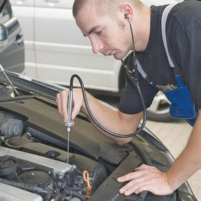 Legújabb mechanika autós hengeres sztetoszkóp motorblokk diagnosztikai autóipari hallószerszámok tartós motor detektor ingyenes kiszállítás