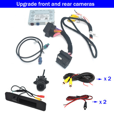 ZJCGO εργοστασιακή αναβάθμιση οθόνης αυτοκινήτου Μπροστινή πίσω όψη Dash Cam DVR 360 Πανοραμική κάμερα για Mercedes Benz ABC Class W176 W246 W204