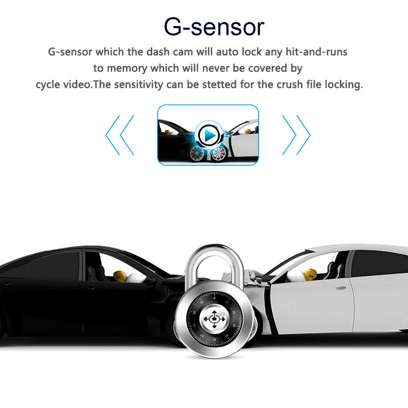 HGDO Dash Cam με βάση 10" Κάμερα οπισθοπορείας Οθόνη πίσω κάμερας αυτοκινήτου 1080P Video Recorder μπροστινή και πίσω θήκη Avto Dvr