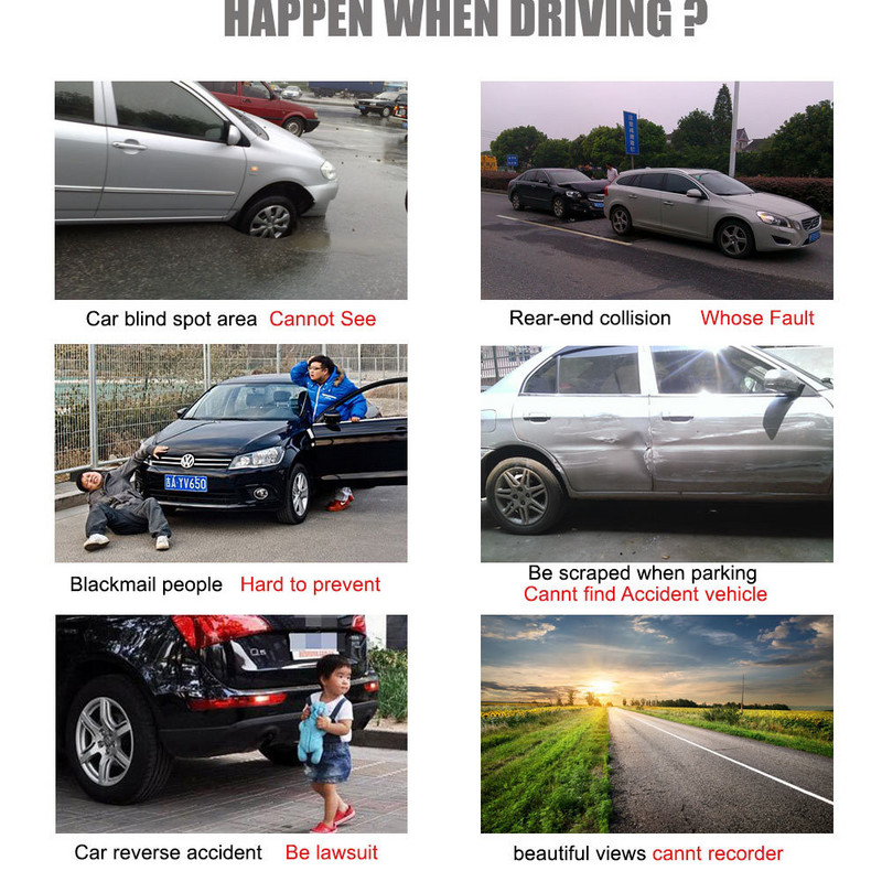 Τρισδιάστατη κάμερα αυτοκινήτου 1080P HD Surround View 360 μοιρών DVR Πανοραμική θέα Νυχτερινή όραση Bird View Μπροστινή Πίσω όψη Αριστερά δεξιά Πλαϊνή κάμερα