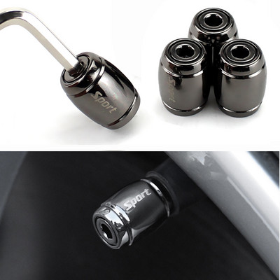 4 τμχ Καπάκια βαλβίδας ελαστικού τροχού αυτοκινήτου Καπάκια στελέχους στεφάνων ελαστικών Αερόσκονη αδιάβροχα για αυτοκίνητα Μοτοσυκλέτες Φορτηγά Ποδήλατα Αυτοκίνητο στυλ