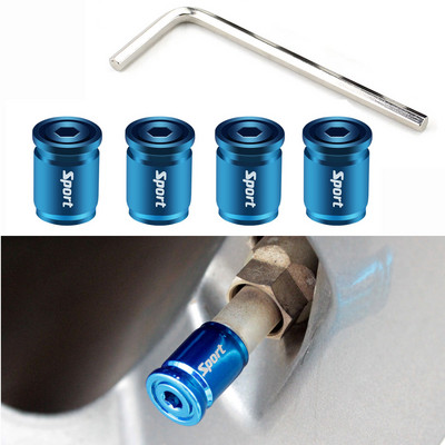 4 τμχ Καπάκια βαλβίδας ελαστικού τροχού αυτοκινήτου Καπάκια στελέχους στεφάνων ελαστικών Αερόσκονη αδιάβροχα για αυτοκίνητα Μοτοσυκλέτες Φορτηγά Ποδήλατα Αυτοκίνητο στυλ