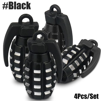 4tk auto rehvi klapi kork granaat alumiiniumist rehvi klapi varre kate õhu tolmu kork rehvi klapp veoauto jalgratta velje klapi varre kork