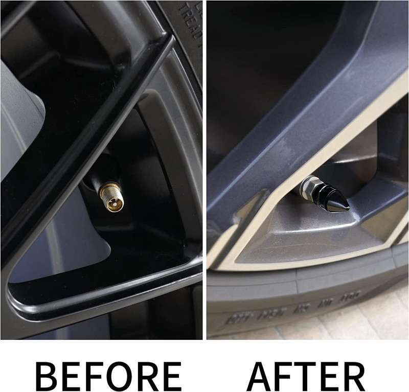 4tk auto rehvi klapi kork granaat alumiiniumist rehvi klapi varre kate õhu tolmu kork rehvi klapp veoauto jalgratta velje klapi varre kork