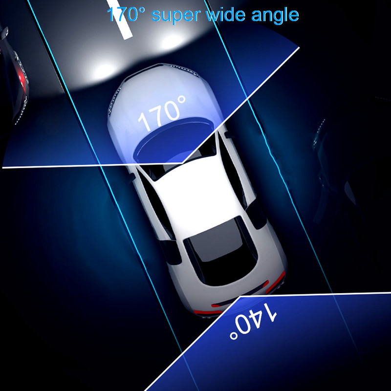 HGDO kahe objektiiviga armatuurkaamera 10-tolline tahavaate peegelkaamera auto tagumine tagurdusmonitor 1080P videosalvesti Avto Dvr öönägemissensor