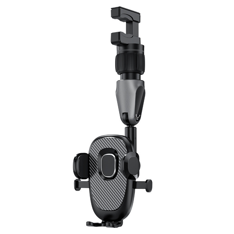 360 kraadi pööratav multifunktsionaalne mobiiltelefoni hoidik autotelefoni kinnituseks, automaatne tahavaatepeegli telefoni tugialus