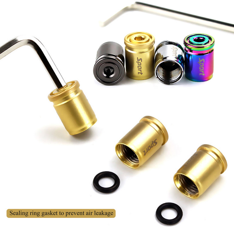 Capace antifurt pentru supape pentru anvelope sport Capace pentru supape din aliaj de aluminiu durabil Automobile Motociclete Camioane Biciclete Accesorii auto