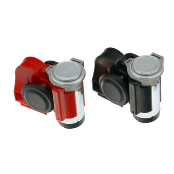 MotoLovee Vehicle 12V Super Loud Air Horn Snail Compact Horn for Motorcycle Truck Boat RV Modification Parts