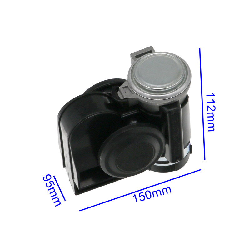 MotoLovee Vehicul 12V claxon de aer super tare melc claxon compact pentru motocicletă mașină camion barcă RV piese de modificare