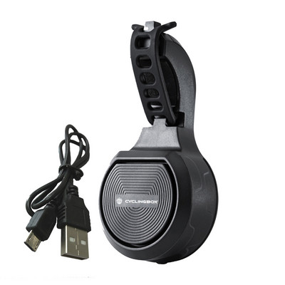 Claxon electric universal pentru motociclete Difuzoare claxon impermeabile Sonerie electronica pentru biciclete Incarcare USB Claxon electric Alarma antifurt