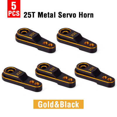 Claxon de direcție cu braț servo din metal 25T pentru Traxxas TRX4 Axial SCX10 Tamiya 1/10 RC Camion cu șenile Futaba Savox Emax HSP Servomotoare