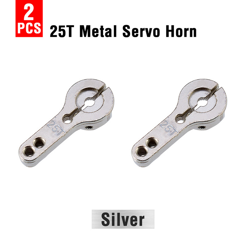 Claxon de direcție cu braț servo din metal 25T pentru Traxxas TRX4 Axial SCX10 Tamiya 1/10 RC Camion cu șenile Futaba Savox Emax HSP Servomotoare
