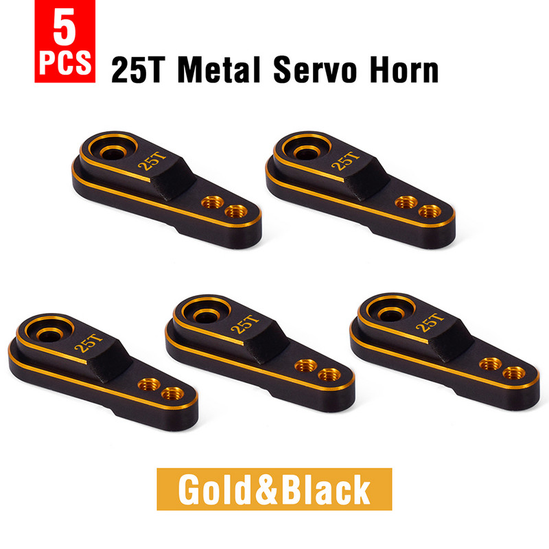 Claxon de direcție cu braț servo din metal 25T pentru Traxxas TRX4 Axial SCX10 Tamiya 1/10 RC Camion cu șenile Futaba Savox Emax HSP Servomotoare