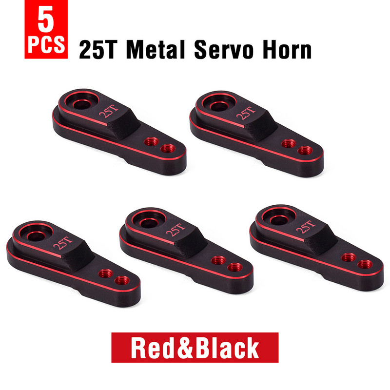 Claxon de direcție cu braț servo din metal 25T pentru Traxxas TRX4 Axial SCX10 Tamiya 1/10 RC Camion cu șenile Futaba Savox Emax HSP Servomotoare