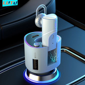 Căști Bluetooth Căști fără fir Căști pentru mașină Bluetooth 5.0 Căști de înaltă calitate a sunetului cu încărcător de mașină cu încărcare rapidă USB