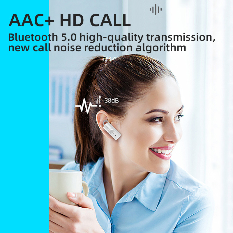 Căști Bluetooth Căști fără fir Căști pentru mașină Bluetooth 5.0 Căști de înaltă calitate a sunetului cu încărcător de mașină cu încărcare rapidă USB