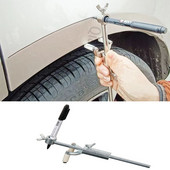 1 gab. JAUNS automobiļu iespiedumu remonta riteņu arkas automašīnas virsbūves līnijas marķēšanas rīks, regulējams diapazons 0-20 cm, pārnēsājams un izturīgs