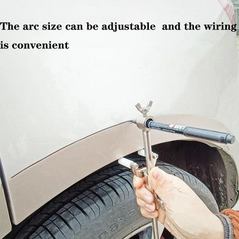 1 бр. НОВ инструмент за маркиране на линията на каросерията на автомобила за ремонт на вдлъбнатини на автомобила 0-20 см. Преносим и издръжлив