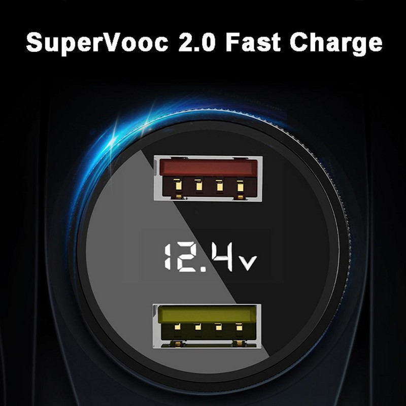 Încărcător de mașină 65W Încărcător USB pentru adaptor de alimentare auto Brichetă în mașină Încărcător de telefon pentru Iphone Oneplus K8I5