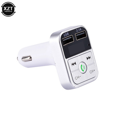 Set auto Mâini libere Transmițător FM 5.0 compatibil Bluetooth fără fir LCD Player MP3 Accesorii auto Încărcător USB dublu Modulator FM