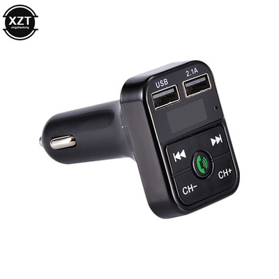 Set auto Mâini libere Transmițător FM 5.0 compatibil Bluetooth fără fir LCD Player MP3 Accesorii auto Încărcător USB dublu Modulator FM