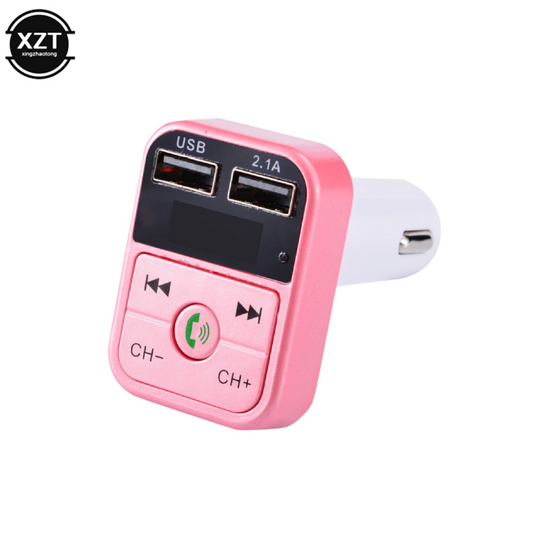 Set auto Mâini libere Transmițător FM 5.0 compatibil Bluetooth fără fir LCD Player MP3 Accesorii auto Încărcător USB dublu Modulator FM