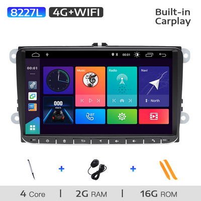 AutoRadio 2 Din Android 11 jaoks VW Passat B6 B7 CC T5 Amarok Volksagen Skoda Octavia2 superb 2 Tiguan Seat Leon Golf 56Multimedia