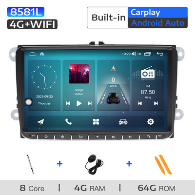 AutoRadio 2 Din Android 11 jaoks VW Passat B6 B7 CC T5 Amarok Volksagen Skoda Octavia2 superb 2 Tiguan Seat Leon Golf 56Multimedia