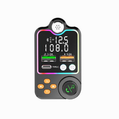 Transmițător FM Bluetooth pentru mașină Q15 True 3.1A Dual USB PD Charging Wireless Car Bluetooth Hands-free MP3 Player Încărcător auto