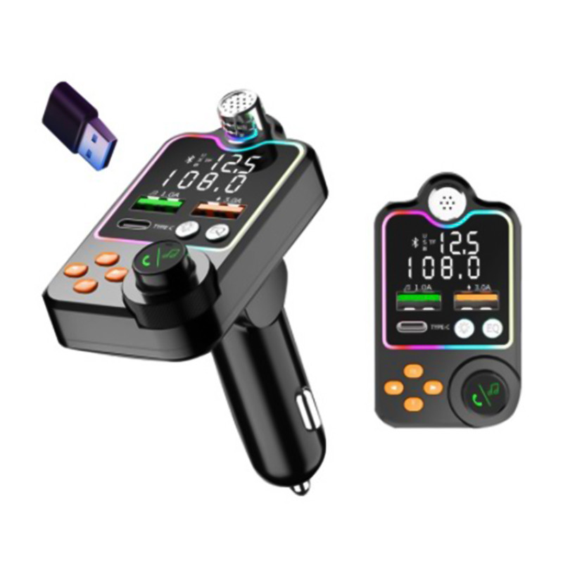 Transmițător FM Bluetooth pentru mașină Q15 True 3.1A Dual USB PD Charging Wireless Car Bluetooth Hands-free MP3 Player Încărcător auto