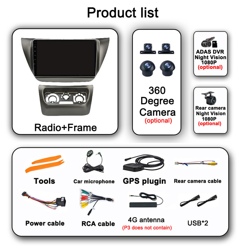 Android 12, kas paredzēts Mitsubishi Lancer IX 2006.–2010. gada automobiļa radionavigācijai GPS Autoradio 4G stereo AHD BT atskaņotājam DSP video multividei