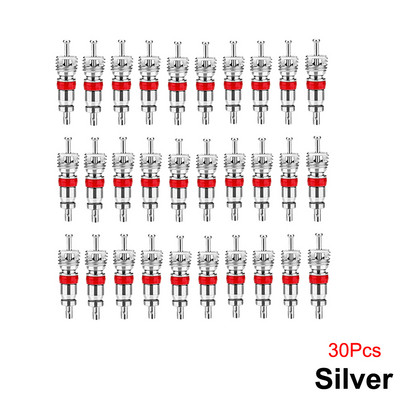 10/20/30 buc Miez de supapă de anvelopă Schrader Miez de tije de supapă american/SUA pentru majoritatea înlocuitorilor de autoturisme, RV, ATV și aer condiționat