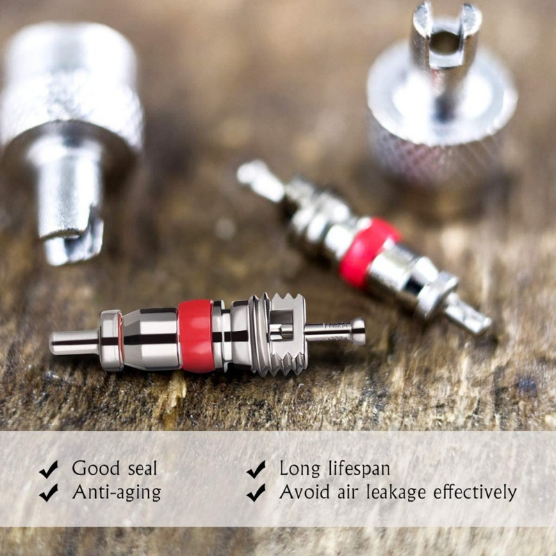 10/20/30 buc Miez de supapă de anvelopă Schrader Miez de tije de supapă american/SUA pentru majoritatea înlocuitorilor de autoturisme, RV, ATV și aer condiționat