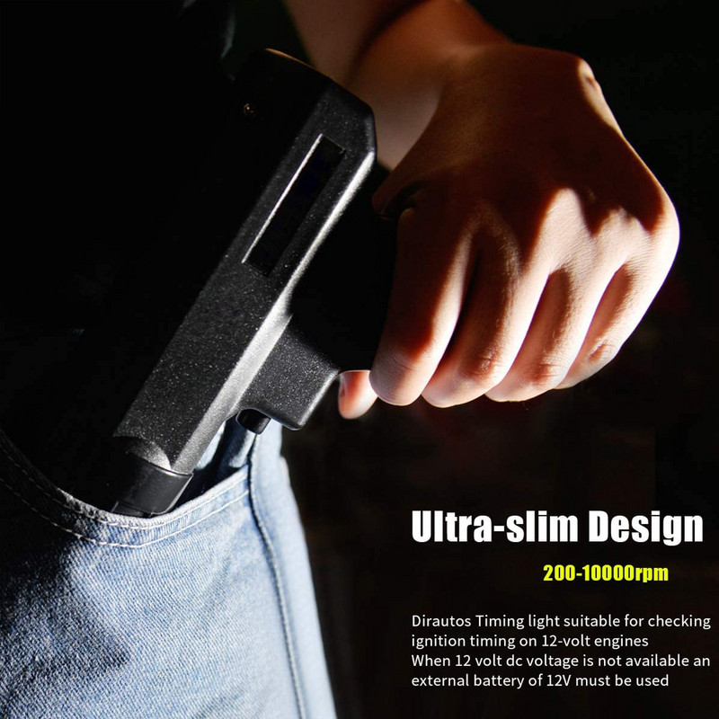 Uus süüteajastuspüstoli masina ajastus auto mootorrattale 12V Professionaalsed autode vilkurid Auto diagnostika tööriistad