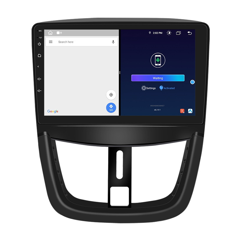 Android 12 Auto radio, kas paredzēts Peugeot 207 207CC 2006-2015, automašīnas multivides atskaņotājs GPS navigācijas galvas bloks Stereo video Android Auto
