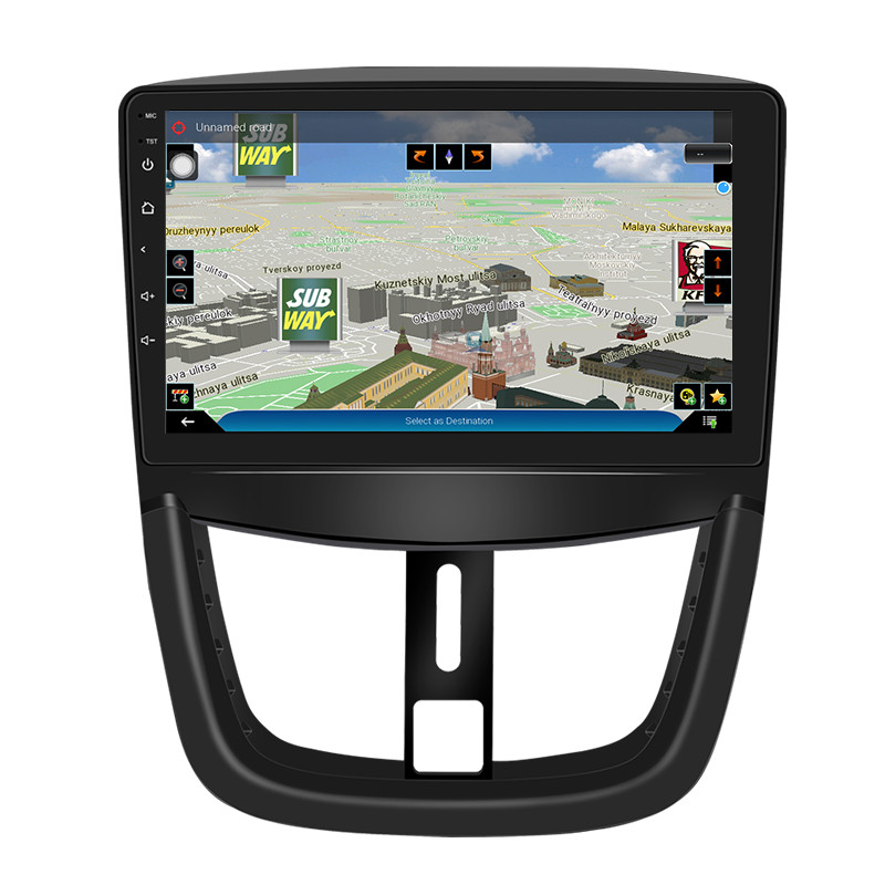 Android 12 Auto radio, kas paredzēts Peugeot 207 207CC 2006-2015, automašīnas multivides atskaņotājs GPS navigācijas galvas bloks Stereo video Android Auto